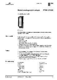 8164 Modul analogovÄch vstup$ PTM1.2Y420 - M Elektronika