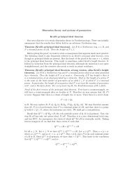 Dimension theory and systems of parameters Krull's principal ideal ...