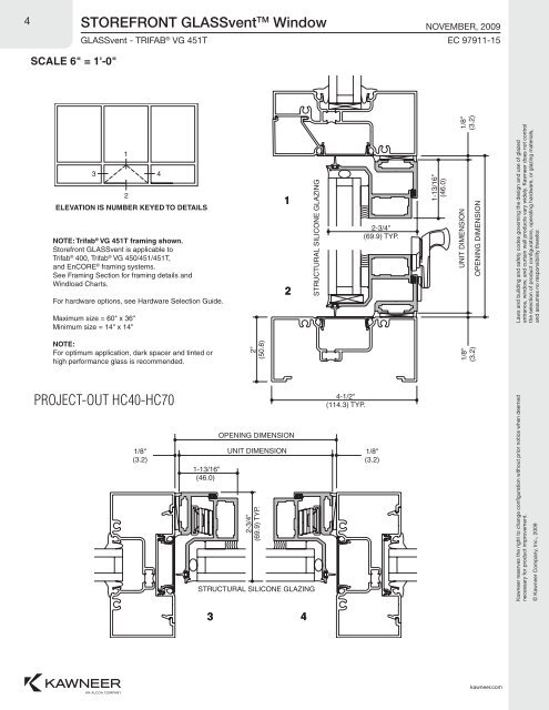 Kawneer Wind Load Charts