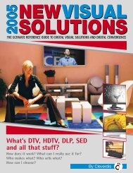 What's DTV, HDTV, DLP,  SED and all that stuff? - Cleverdis