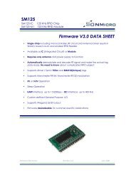 SM125 Firmware V3.0 DATA SHEET - Cooking Hacks