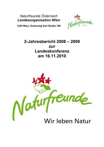 2-Jahresbericht 2008-2009 - Naturfreunde Wien