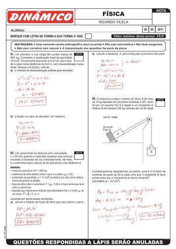 P2 - QuÃ­mica - Ricardo Vilela