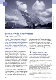 MÃ¶ller: Sonne, Wind und Wasser - Nordelbisches Frauenwerk