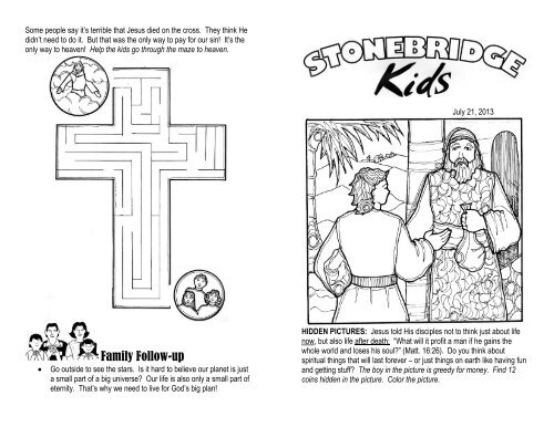 Children's Sermon Notes