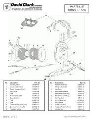 MODEL H10-60 PARTS LIST - Seam-avionic