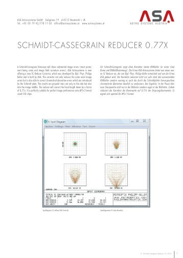 SChmidt-CaSSegRain ReduCeR 0.77x - Astro Systeme Austria