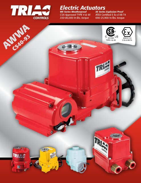 Electric Actuators The Valve Shop