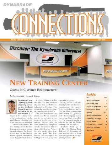 July08_Connections_Spread:Newsletter Layout - Dynabrade Inc.