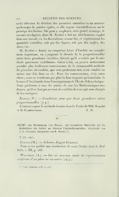 Bulletin des sciences mathématiques