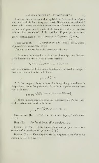 Bulletin des sciences mathématiques