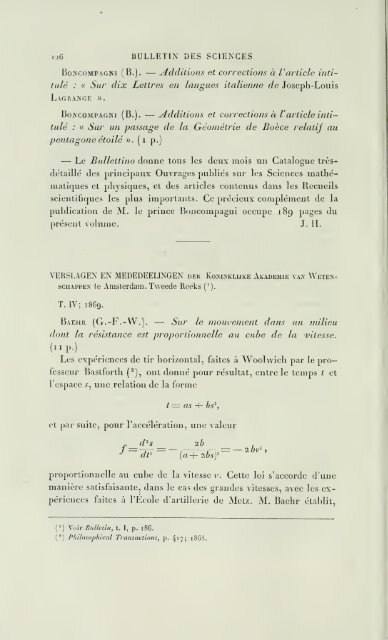 Bulletin des sciences mathématiques