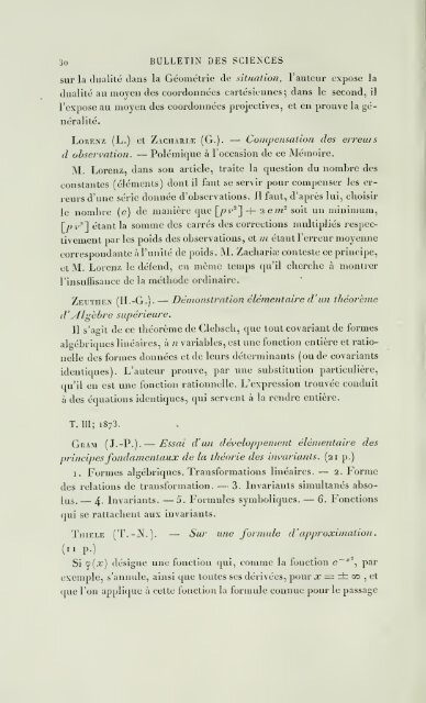 Bulletin des sciences mathématiques