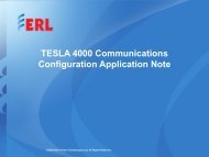 TESLA 4000 Communications Configuration Application Note