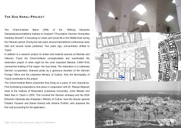 THE SUQ HARAJ PROJECT The Orient-Institute Beirut - Aga Khan ...