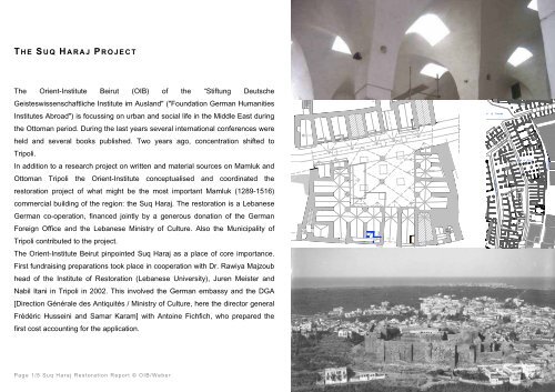 THE SUQ HARAJ PROJECT The Orient-Institute Beirut - Aga Khan ...