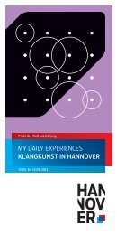 My Daily Experiences - Musik 21 Niedersachsen