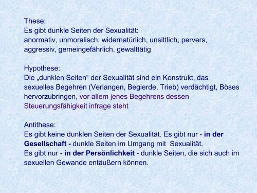 Sexualität und Kommunikation - MAT