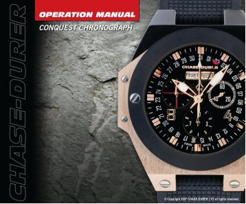 Conquest Chronograph - Chase-Durer