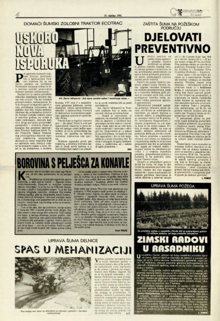 HRVATSKE ŠUME 43 (25.1.1995.)