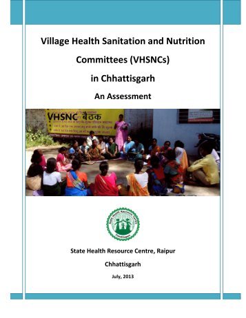 Village Health Sanitation and Nutrition Committees Study Report 2012