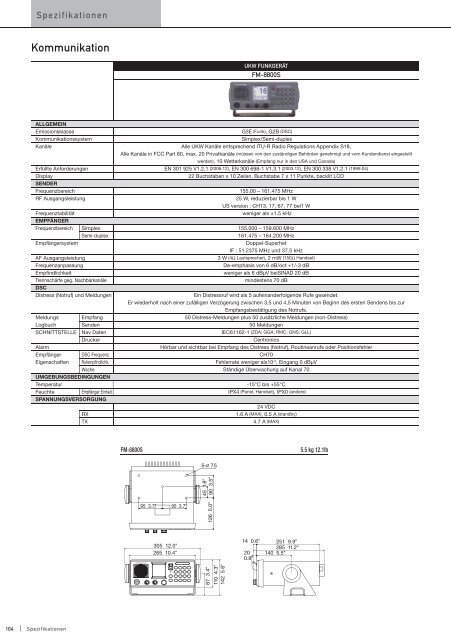 Katalog - FURUNO DEUTSCHLAND