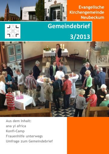 Ausgabe 2013-3 - Evangelische Kirchengemeinde Neubeckum