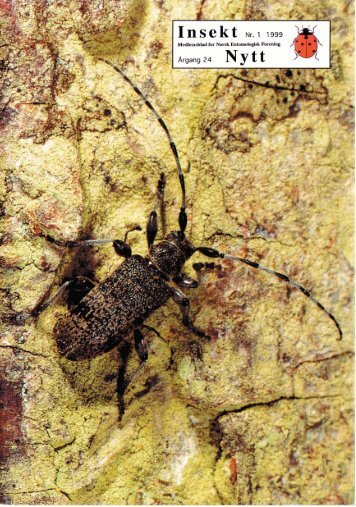 Fulltekst - Norsk entomologisk forening