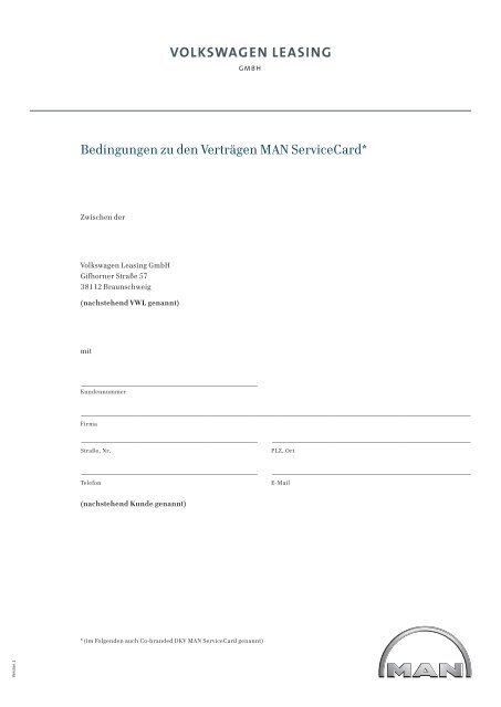 Bedingungen zu den VertrÃ¤gen (694 KB PDF) - MAN Truck & Bus