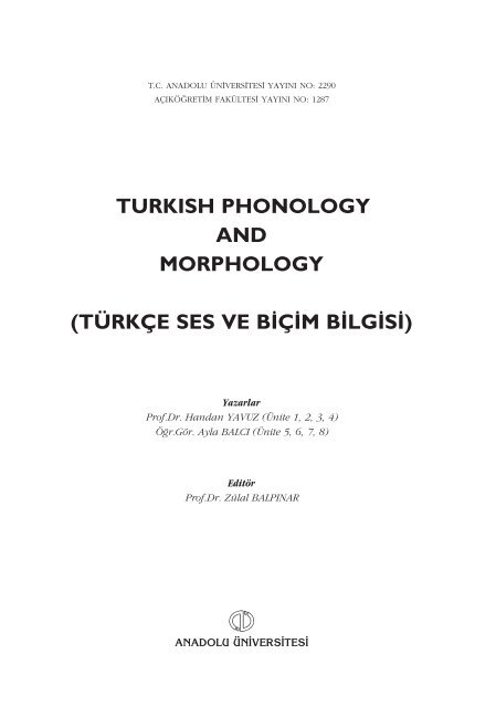 turkish phonology and morphology turkce ses ve b c mb lg s