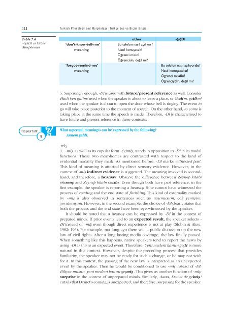 turkish phonology and morphology (türkçe ses ve b‹ç‹mb‹lg‹s‹)