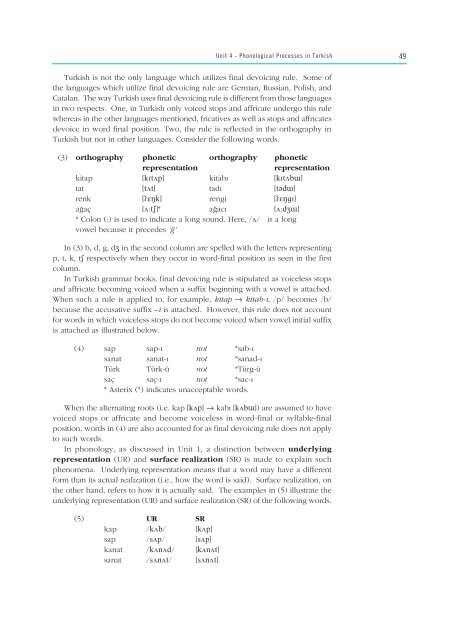 turkish phonology and morphology (türkçe ses ve b‹ç‹mb‹lg‹s‹)