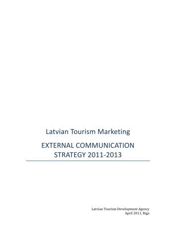 Latvian Tourism Marketing - Latvian Tourism Development Agency