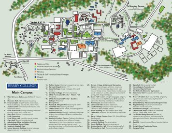 Campus Map - Berry College