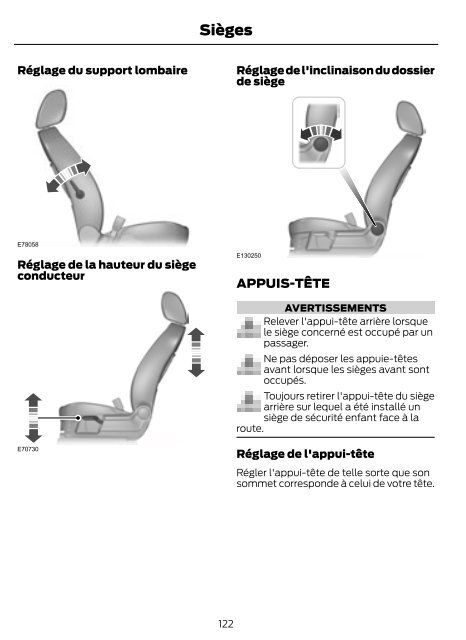 FORD FOCUS Manuel du conducteur - Ford MAROC