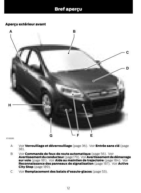 FORD FOCUS Manuel du conducteur - Ford MAROC