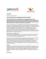 PERSBERICHT JW MEeneschool - Jan Snel