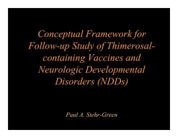 Stehr-Green-Conceptual Framework for Follow-up Study of ...