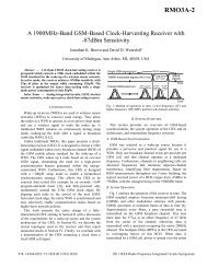 A 1900MHz-Band GSM-Based Clock-Harvesting Receiver with ...