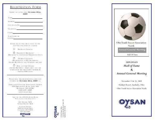 Hall of Fame & Annual General Meeting - Ohio Youth Soccer ...