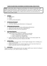 guide to writing statement of professional objectives - UCSC ...