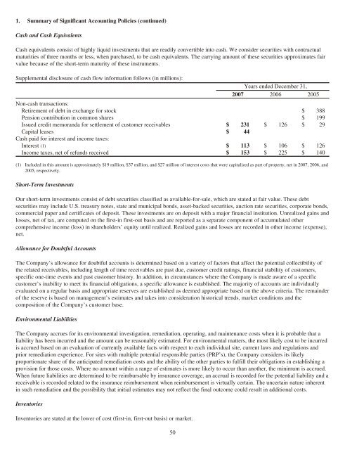 Corning 2007 Annual Report