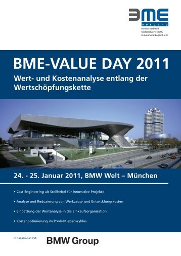 BME Value Day.indd - costdata