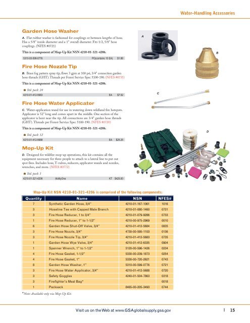 Wildland Fire Equipment 2012 - GSA