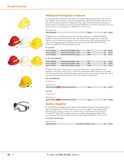 Wildland Fire Equipment 2012 - GSA