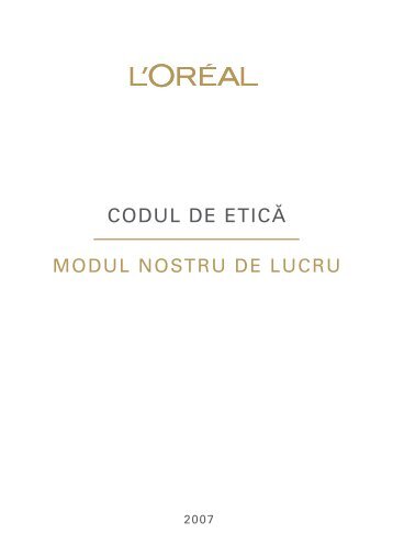 CODUL DE ETICĂ