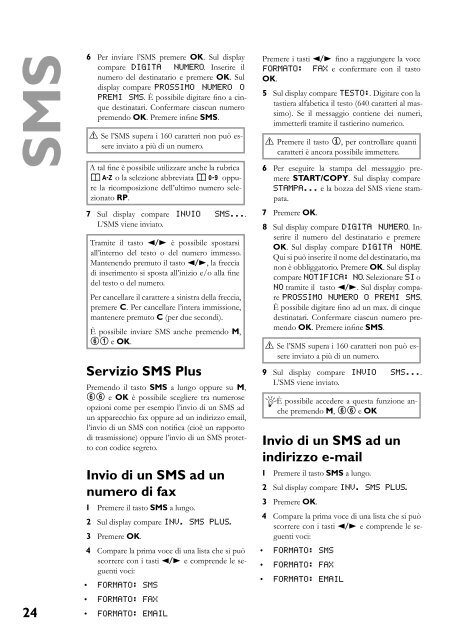 Descrizione dell'apparecchio - Telecom Italia