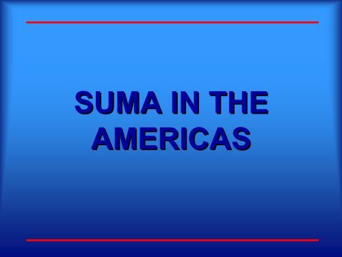 Presentation of SUMA