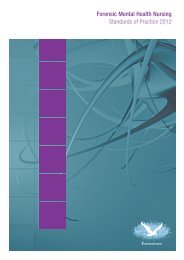 Forensic Mental Health Nursing Standards of Practice ... - Forensicare