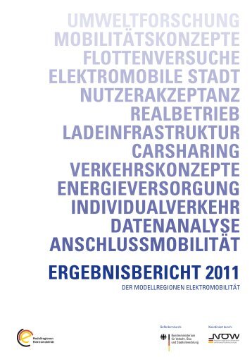 Ergebnisbericht Modellregionenprogramm Phase I 2011